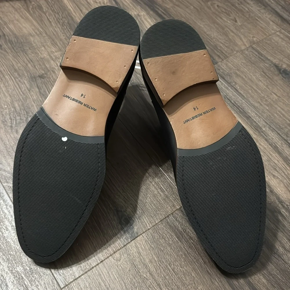 NEW! Nordstrom Leather Chelsea Boot for Men - Size 14 🛵